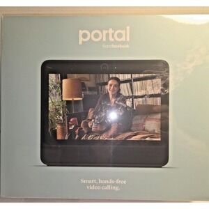 Facebook Portal 10" Black Smart Display B81AO1BUS Video Call Alexa New Sealed
